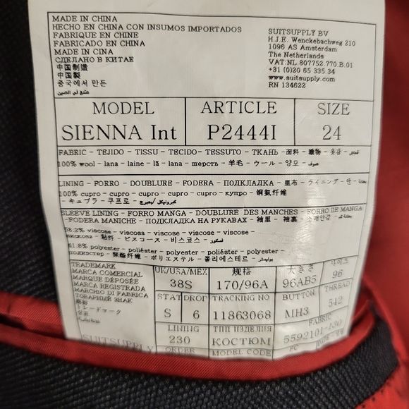 Vitale Barberis Canonico Suit Jacket - Picture 8 of 8